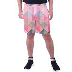 Background Geometric Triangle Men s Pocket Shorts by uniart180623