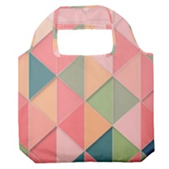 Background Geometric Triangle Premium Foldable Grocery Recycle Bag by uniart180623