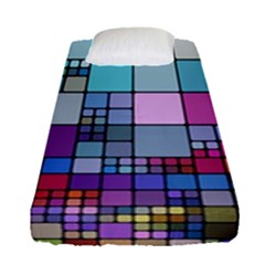 To Dye Abstract Visualization Fitted Sheet (single Size) by uniart180623