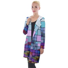 To Dye Abstract Visualization Hooded Pocket Cardigan by uniart180623