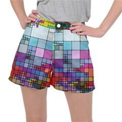 To Dye Abstract Visualization Women s Ripstop Shorts by uniart180623