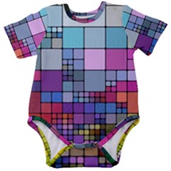 To Dye Abstract Visualization Baby Short Sleeve Bodysuit