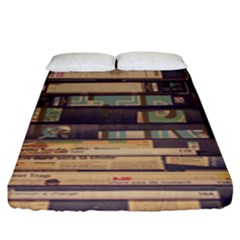 Books Antique Worn Spent Romance Fitted Sheet (king Size) by uniart180623