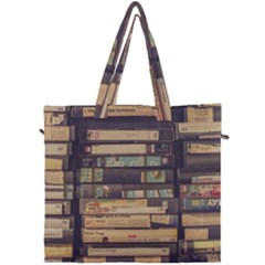 Books Antique Worn Spent Romance Canvas Travel Bag by uniart180623