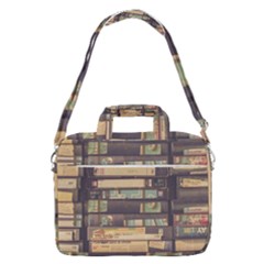 Books Antique Worn Spent Romance Macbook Pro 16  Shoulder Laptop Bag by uniart180623