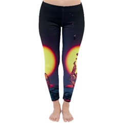 High Speed Waterdrop Drops Water Classic Winter Leggings by uniart180623