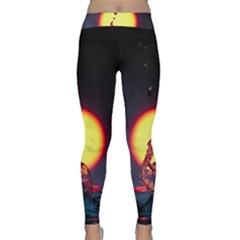 High Speed Waterdrop Drops Water Classic Yoga Leggings by uniart180623