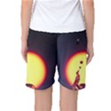 High Speed Waterdrop Drops Water Women s Basketball Shorts View2