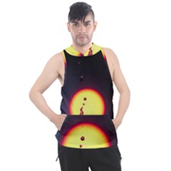 High Speed Waterdrop Drops Water Men s Sleeveless Hoodie by uniart180623