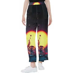 High Speed Waterdrop Drops Water Women s Pants  by uniart180623