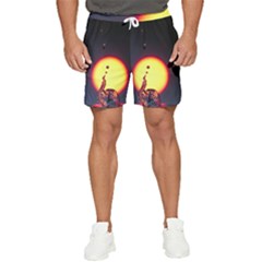 High Speed Waterdrop Drops Water Men s Runner Shorts by uniart180623