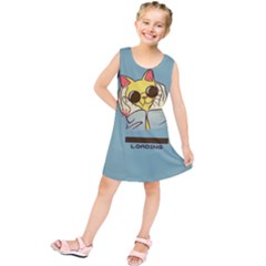 Loading Cat Cute Cuddly Animal Sweet Plush Kids  Tunic Dress by uniart180623