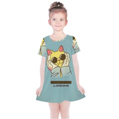 Loading Cat Cute Cuddly Animal Sweet Plush Kids  Simple Cotton Dress by uniart180623