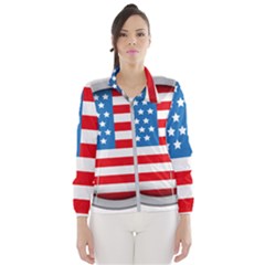 United Of America Usa Flag Women s Windbreaker