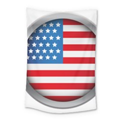 United Of America Usa Flag Small Tapestry