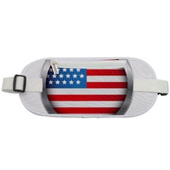 United Of America Usa Flag Rounded Waist Pouch by Celenk