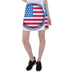 United Of America Usa Flag Tennis Skirt by Celenk