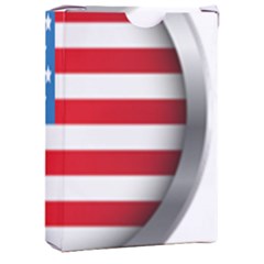 United Of America Usa Flag Playing Cards Single Design (rectangle) With Custom Box