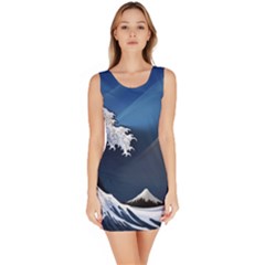 The Great Wave Off Kanagawa Bodycon Dress by Grandong