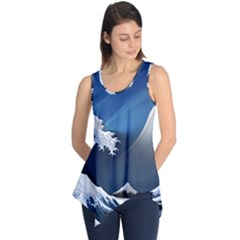 The Great Wave Off Kanagawa Sleeveless Tunic by Grandong