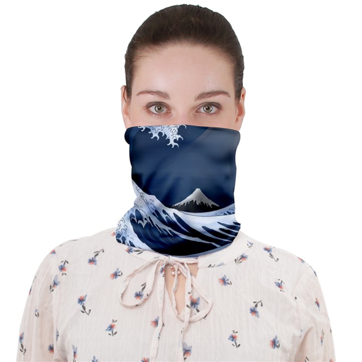 The Great Wave Off Kanagawa Face Covering Bandana (Adult)