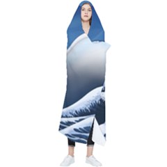 The Great Wave Off Kanagawa Wearable Blanket by Grandong