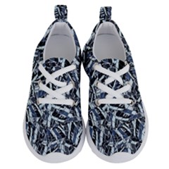 Cobalt Kaleidoscope Print Pattern Design Running Shoes by dflcprintsclothing