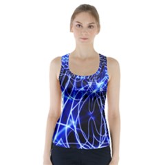 Lines Flash Light Mystical Fantasy Racer Back Sports Top by Dutashop