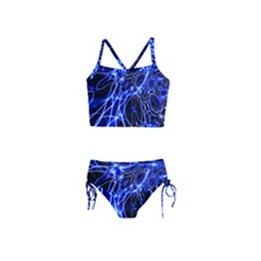 Lines Flash Light Mystical Fantasy Girls  Tankini Swimsuit by Dutashop