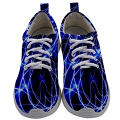 Lines Flash Light Mystical Fantasy Mens Athletic Shoes by Dutashop