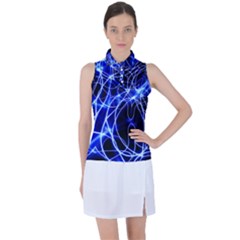 Lines Flash Light Mystical Fantasy Women s Sleeveless Polo Tee by Dutashop