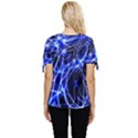 Lines Flash Light Mystical Fantasy Bow Sleeve Button Up Top View4