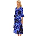 Lines Flash Light Mystical Fantasy Midsummer Wrap Dress View2