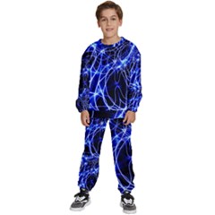 Lines Flash Light Mystical Fantasy Kids  Sweatshirt set