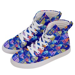 Sea Fish Illustrations Men s Hi-top Skate Sneakers by Mariart