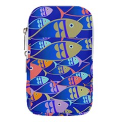 Sea Fish Illustrations Waist Pouch (large)