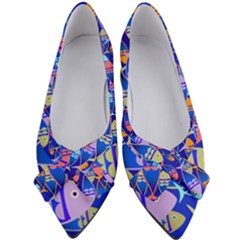 Sea Fish Illustrations Women s Bow Heels by Mariart