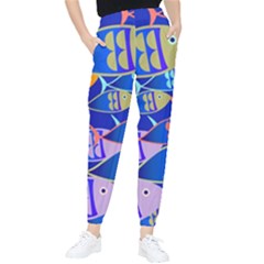 Sea Fish Illustrations Women s Tapered Pants by Mariart