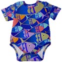 Sea Fish Illustrations Baby Short Sleeve Bodysuit View1