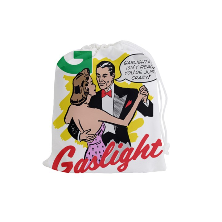 G Is For Gaslight Funny Dance1-01 Drawstring Pouch (Large)