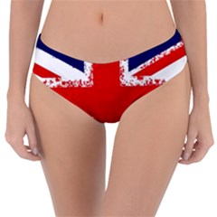 Union Jack London Flag Uk Reversible Classic Bikini Bottoms by Celenk