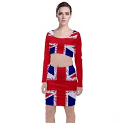 Union Jack London Flag Uk Top And Skirt Sets by Celenk