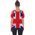 Union Jack London Flag Uk Cut Out Side Drop Tee View2