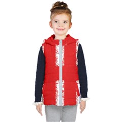 Union Jack London Flag Uk Kids  Hooded Puffer Vest