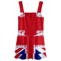 Union Jack London Flag Uk Kids  Layered Skirt Swimsuit by Celenk