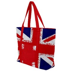 Union Jack London Flag Uk Zip Up Canvas Bag by Celenk