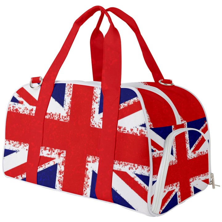 Union Jack London Flag Uk Burner Gym Duffel Bag