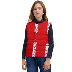 Union Jack London Flag Uk Kid s Button Up Puffer Vest	