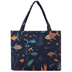 Underwater Ocean Animals Sea Mini Tote Bag by Simbadda