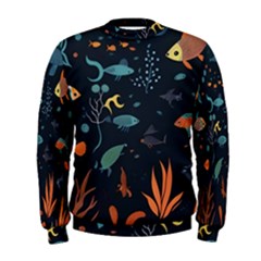 Underwater Ocean Animals Sea Men s Sweatshirt by Simbadda